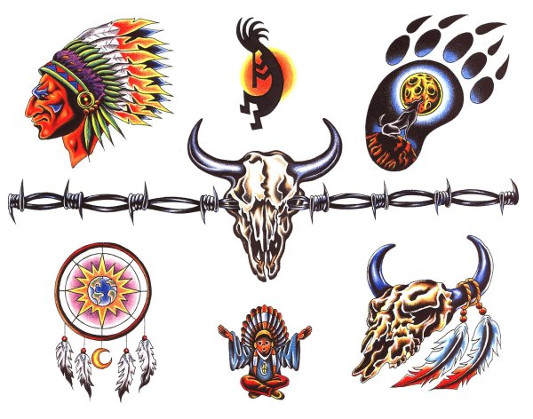 Индеец Апачи в профиль