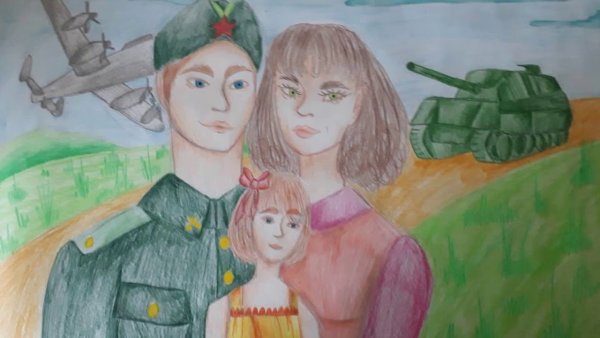 Рисунок ко Дню кадета