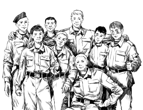 Рисунки кадетский взгляд