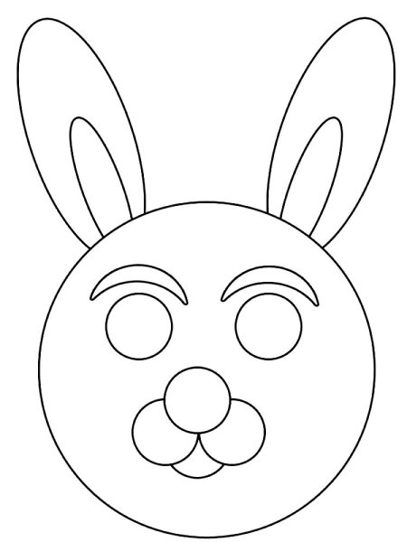 Мордочка зайчика