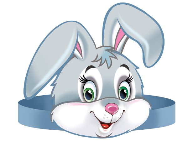 Мордочка зайчика рисунок карандашом