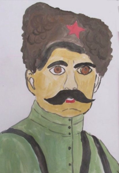 Рисунки посвященные Чапаеву