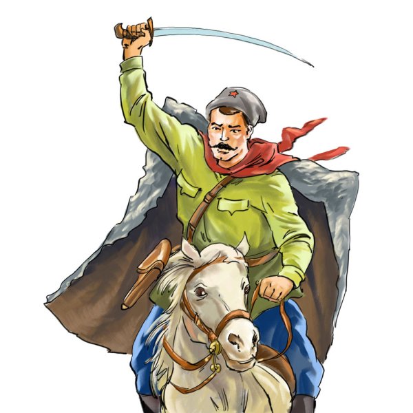 Чапаев Василий Иванович рисунок