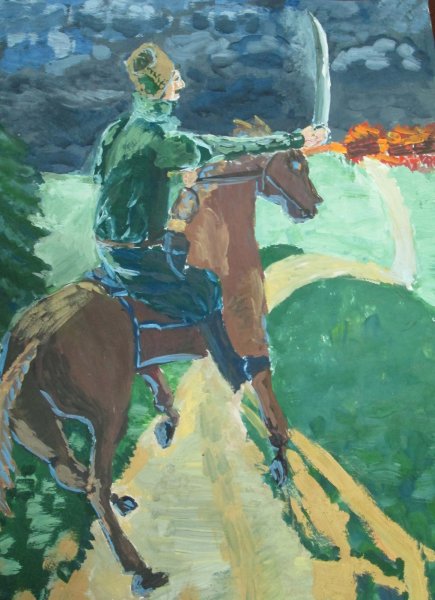 Конкурс рисунков Чапаев