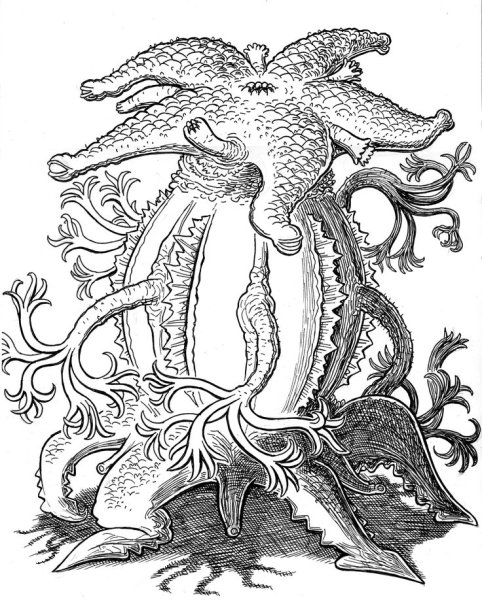 Скетч Ктулху Лавкрафт