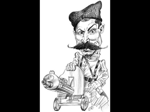 Чапаев шарж