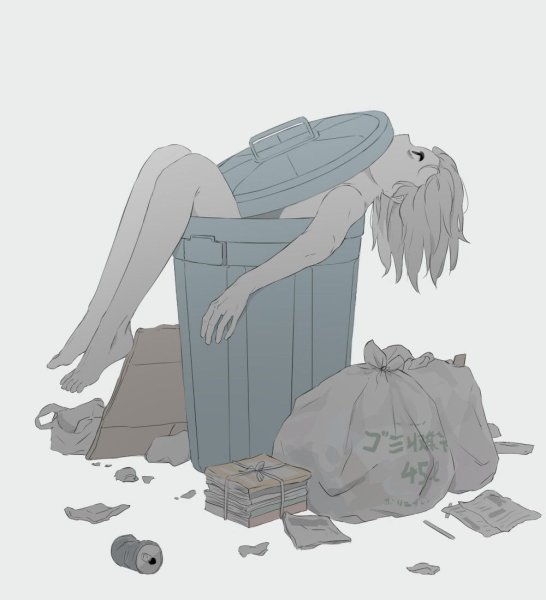 Человечек с разбитым сердцем