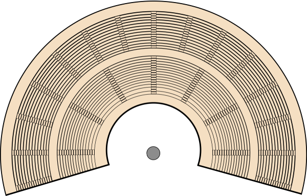 Колизей в древнем Риме снаружи рисунок