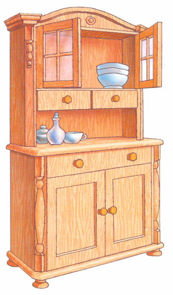 Буфет для посуды в детский сад