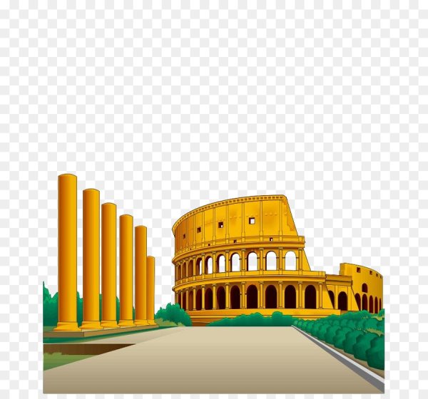 Колизей в Риме рисунок