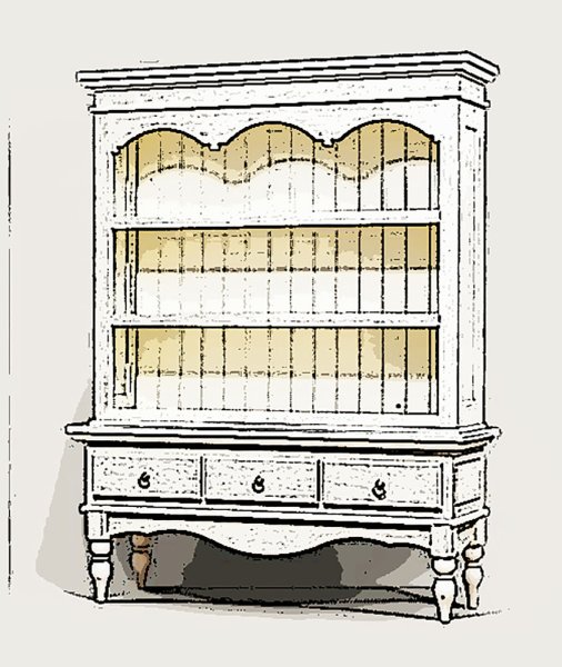 Раскраска сервант