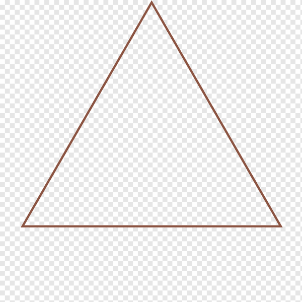 Изобразите равносторонний треугольник