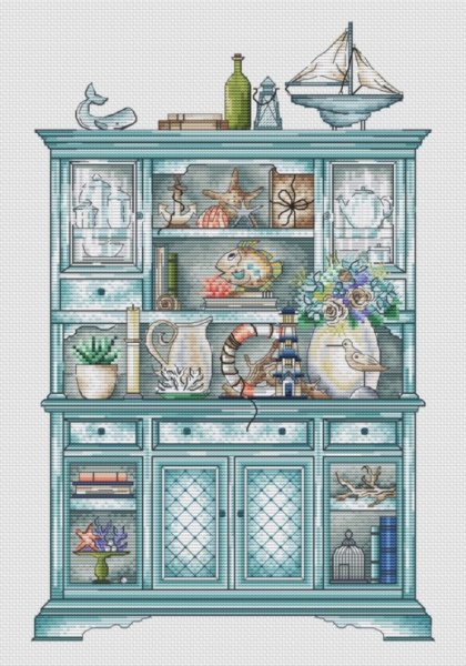 Буфет вышивка крестом