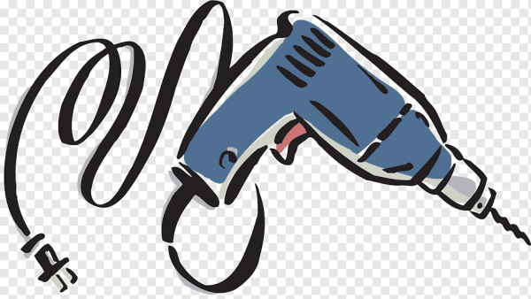 Электроинструменты на прозрачном фоне