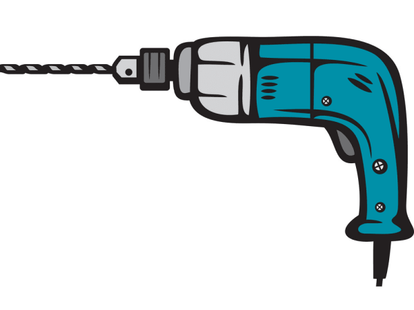 Дрель для детей вектор