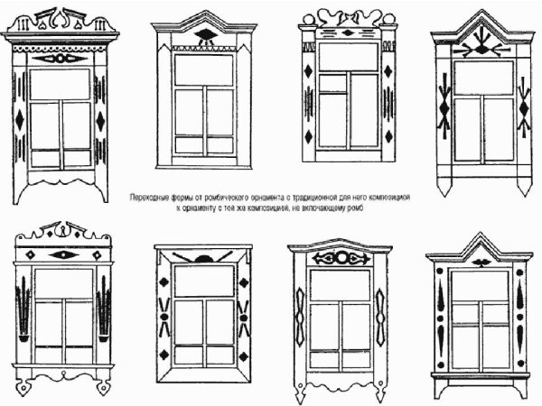 Эскиз наличника