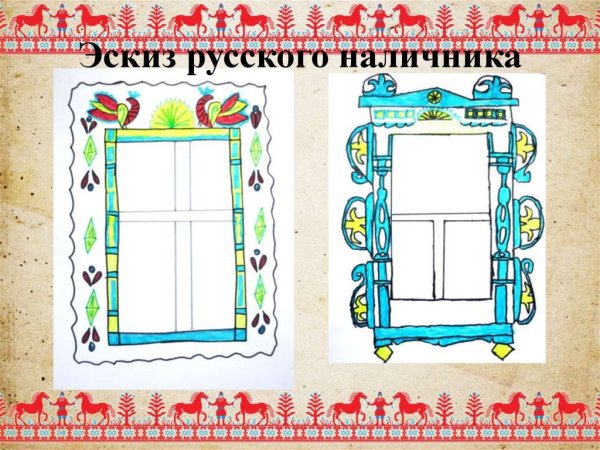 Наличник русской избы 5 класс