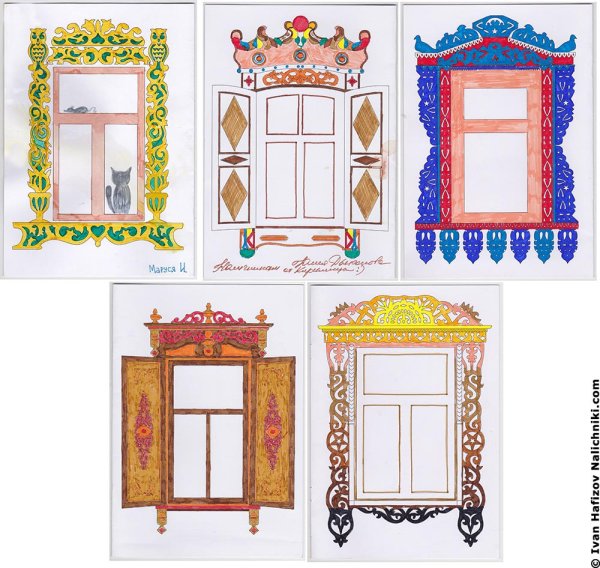 Зарисовки наличников