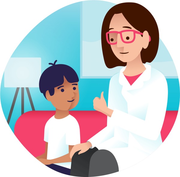 Детский врач вектор