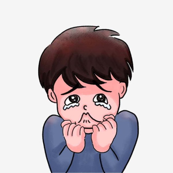 Мультяшка Плачущий мальчик