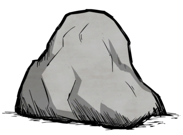 Кремень рисунок карандашом