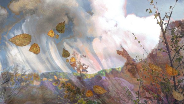 Осень ветер живопись