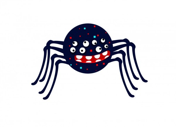 Веселый паучок