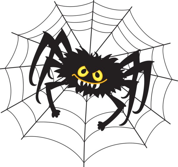 Эскиз тату паук маленький