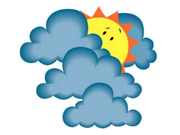 Солнышко и тучка