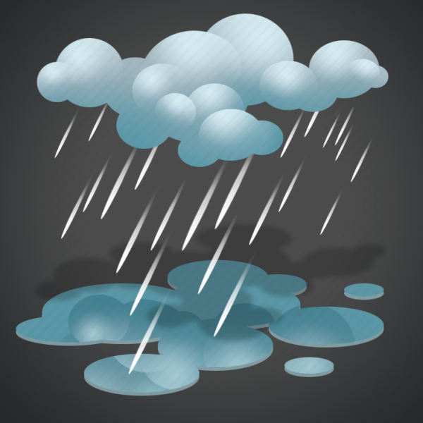 Пасмурная погода мультяшная