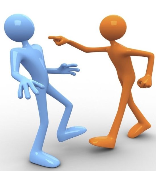 Человечки ссорятся