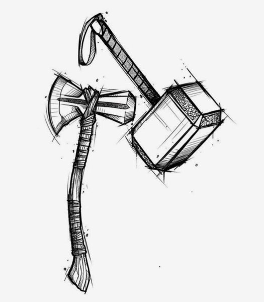 Молоток рисунок