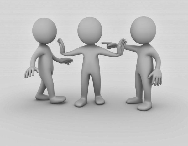 Конфликтная ситуация человечки