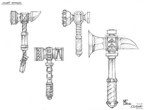 Молоток раскраска для детей
