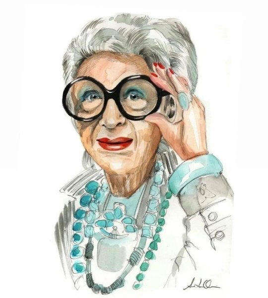 Нарисовать старушку