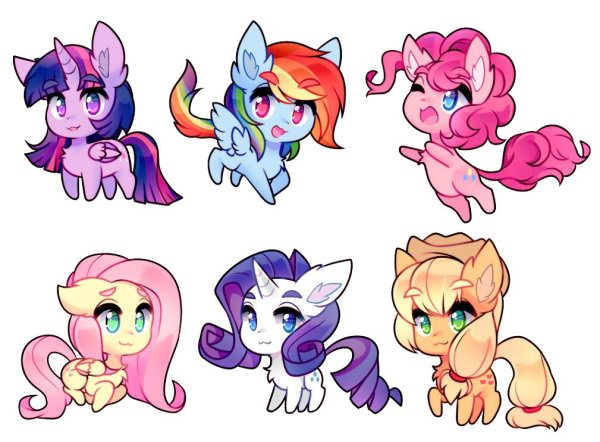 My little Pony Чиби