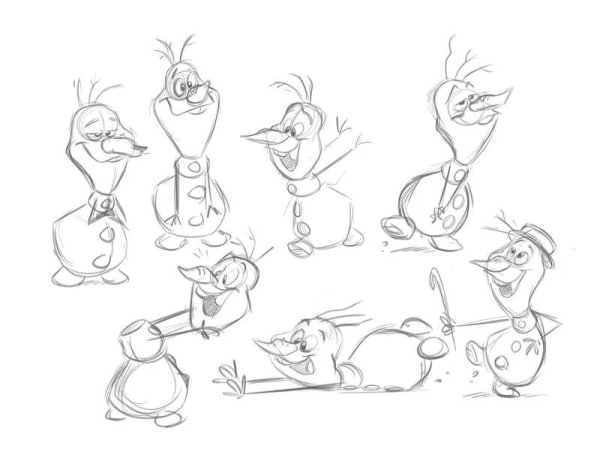 Рисование мультяшных персонажей