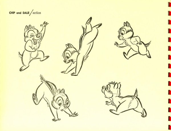 Мультяшный персонаж в движении