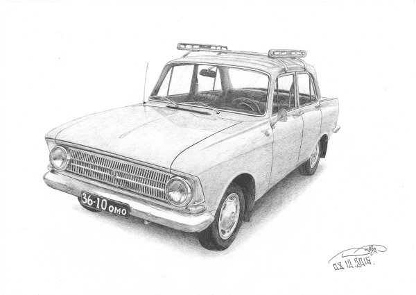 Москвич 412 рисунок