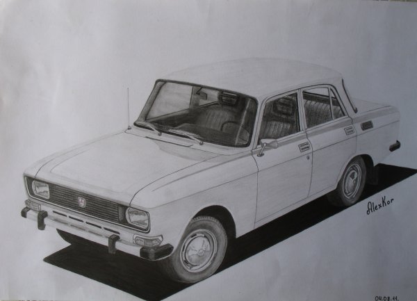 Москвич 2140 SL рисунок