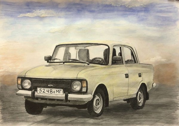 Москвич 412 рисунок