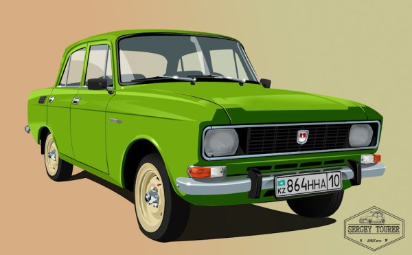 Москвич 2140 рисунок