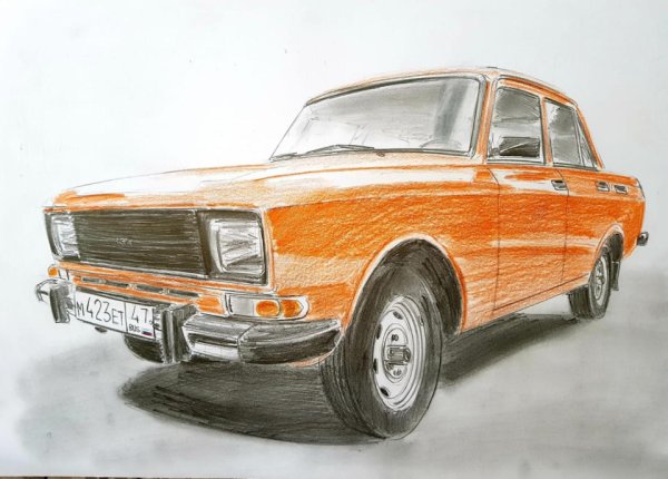 Москвич 412 рисунок