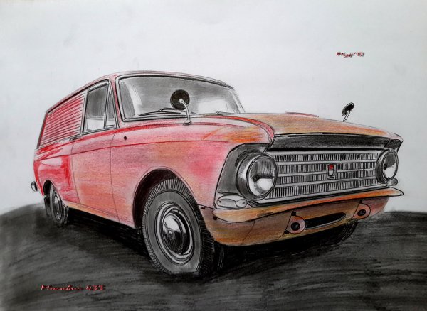 Москвич 412 рисунок
