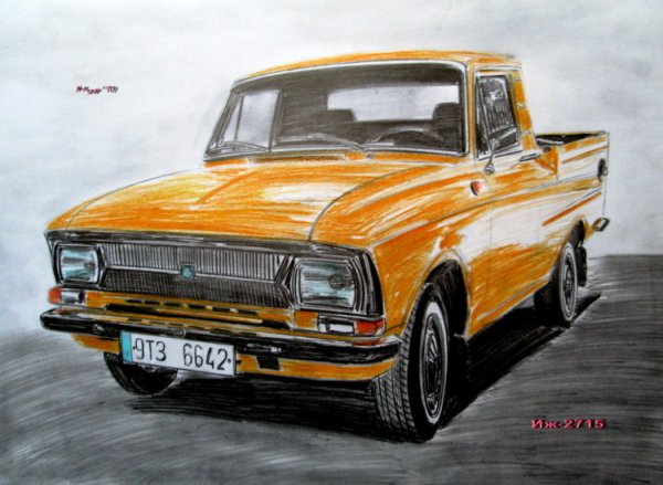 Москвич 412 рисунок