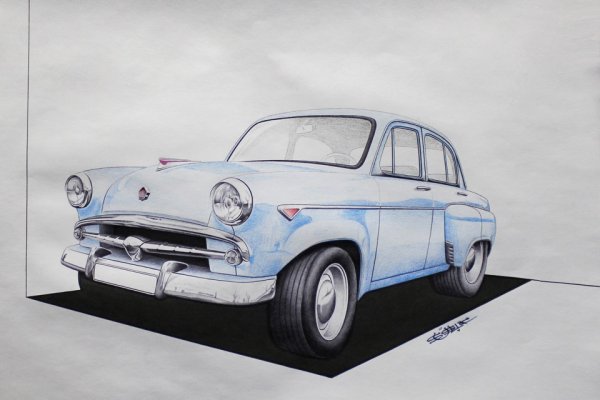 Москвич 412 ИЖ силуэт