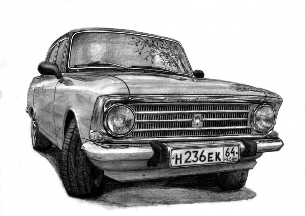 Раскраски Москвич ИЖ 412