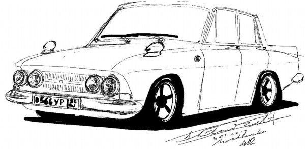 Москвич 2140 за рулем