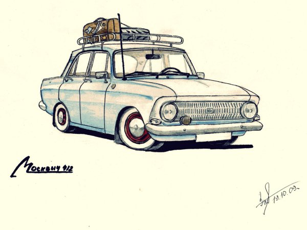 Москвич 2140 рисунок