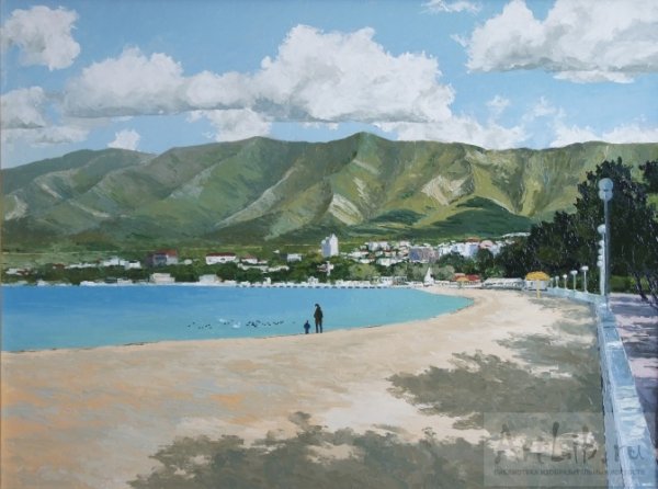 Город Геленджик живопись